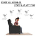 Recliner Chair for Living Room Massage Recliner Sofa Reading Chair Winback Single Sofa Home Theater Seating Modern Reclining Chair Easy Lounge with PU Leather Padded Seat Backrest Furniture BestMassage 
