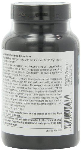 Source Naturals ArcticPure Krill Oil 500mg, Premium Omega-3 for Heart, Brain, and PMS, 120 Softgels Supplement Source Naturals 