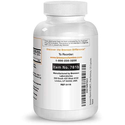 Bronson Vitamin K2 (MK7) with D3 Supplement - Vitamin D & K Complex Premium Non GMO & Gluten Free Formula, 120 Capsules Supplement Bronson 
