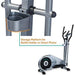GOELLIPTICAL V-200 Standard Stride 17” Programmable Elliptical Exercise Cross Trainer Machine for Cardio Fitness Strength Conditioning Workout at Home or Gym Sports GOELLIPTICAL 