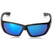 Costa Del Mar Tuna Alley Sunglasses, Matte Black, Blue Mirror 580 Glass Lens Sunglasses Costa Del Mar 