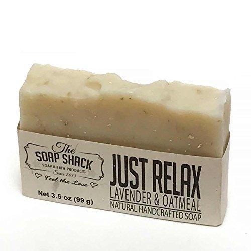 Lavender Oatmeal Soap-Natural-Handmade Soap-Cold Processed-Artisan Soap-Lavender Essential Oil-By The Soap Shack Natural Soap The Soap Shack 