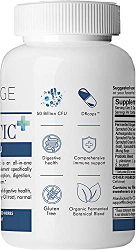 SBO Probiotic Supplement, 90 Capsules — 50 Billion CFUs* per Serving, Soil-Based Organisms and Prebiotics - Patented Delay Release, Shelf Stable Probiotic Supplement - Best Probiotics for Women & Men Supplement Code Age 