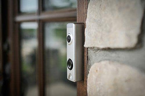 Honeywell SkyBell Slim Design 1080p Wi-Fi Video Doorbell Silver Finish Home Improvement SkyBell 