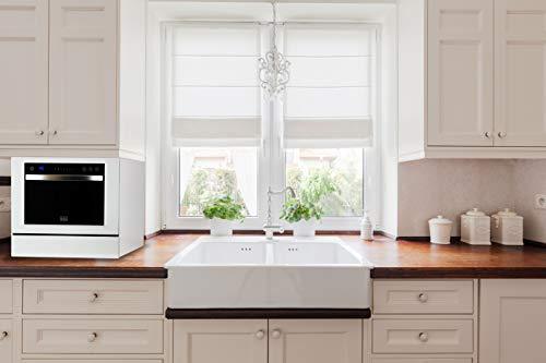 BLACK+DECKER BCD6W 6 Place Setting ENERGY STAR Portable Compact Countertop Dishwasher Major Appliances BLACK+DECKER 