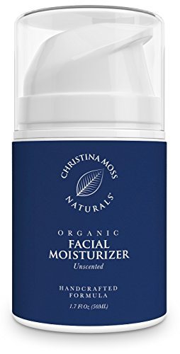 Facial Moisturizer - Organic & Natural Ingredients - Face Moisturizing Cream for Sensitive, Oily or Severely Dry Skin - Anti-Aging, Anti-Wrinkle - For Women & Men. Christina Moss Naturals (Unscented) Skin Care Christina Moss Naturals 