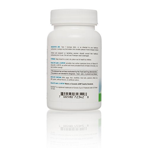 Seeking Health | Active B12 Lozenge with L-5 MTHF | Vitamin B12 Supplement | Methylfolate | 60 Lozenges Supplement Seeking Health 