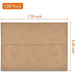 AZAZA 100 Pack A7 Brown Kraft Paper Invitation 5 x 7 Envelopes - Quick Self Seal For 5x7 Cards| Perfect for Weddings, Invitations, Baby Shower| Stationery For General, Office | 5.25 x 7.25 Inches Office Product AZAZA 