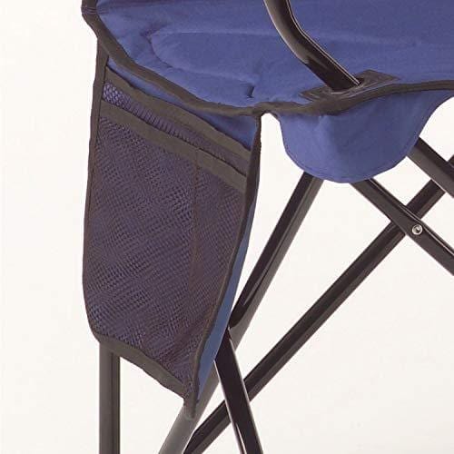 Coleman Cooler Quad Portable Camping Chair, Blue Outdoors Coleman 