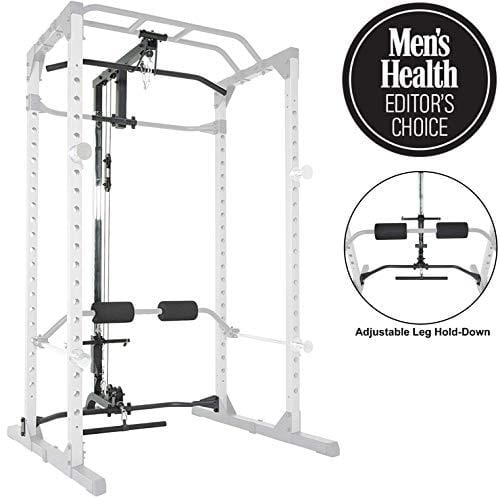 Fitness Reality Squat Rack Power Cage with | Optional Lat Pulldown & Leg  Holdown Attachment | Squat and Bench Rack Combos| Super Max 810 XLT 