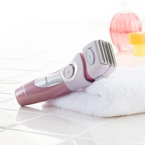 Panasonic Electric Shaver for Women, Cordless 4 Blade Razor, Bikini Trimmer Attachment, Pop-up Trimmer, Wet Dry Operation, Close Curves – ES2216PC Beauty Panasonic 