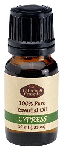 CYPRESS 100% Pure, Undiluted Essential Oil Therapeutic Grade - 10 ml. Great for Aromatherapy! Essential Oil Fabulous Frannie 