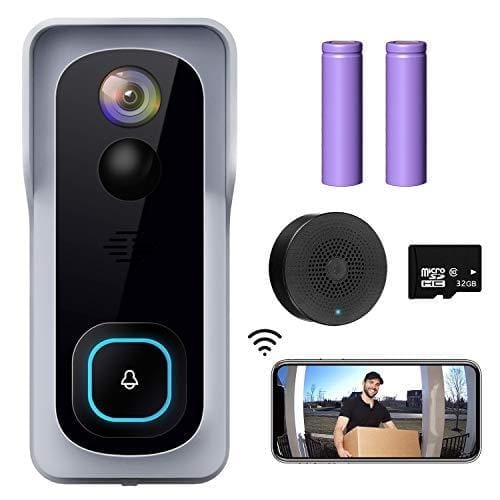 Amazon.com : Doorbell Video Ring Security Camera by RCA New and Improved -  with Mobile Doorbell Ring, 3MP HD Video, Live Stream, No Recording Storage  Fees, Night Vision and Motion Detection : Electronics