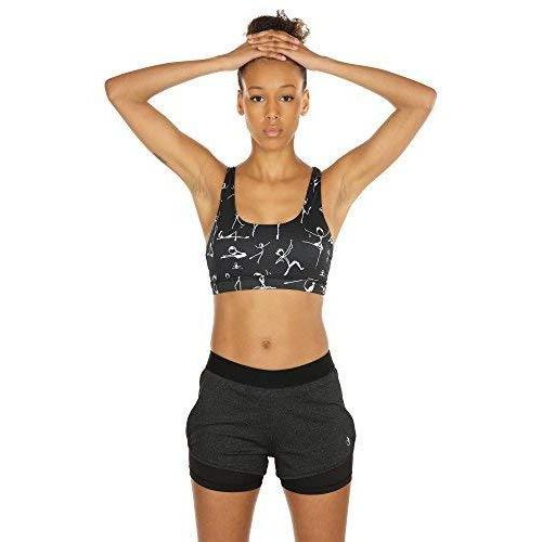 Running Yoga Shorts for Women - Activewear Workout Exercise Athletic Jogging Shorts 2-in-1 Activewear icyzone 