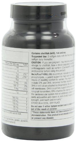 Source Naturals ArcticPure Krill Oil 500mg, Premium Omega-3 for Heart, Brain, and PMS, 120 Softgels Supplement Source Naturals 