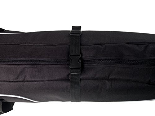Athletico Diamond Trail Padded Ski Bag - Single Ski Travel Bag to Transport Skis (Black, 170cm) Ski Athletico 