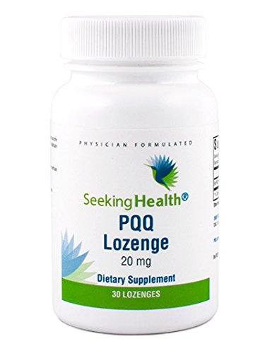 PQQ Lozenge | 30 Lozenges | Provides 20 mg Pyrroloquinoline Quinone (PQQ) per Lozenge | Physician Formulated | Seeking Health Supplement Seeking Health 