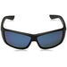 Costa del Mar Unisex-Adult Cat Cay AT 01 OBMGLP Polarized Iridium Wrap Sunglasses, Blackout, 60.9 mm Sunglasses Costa Del Mar 