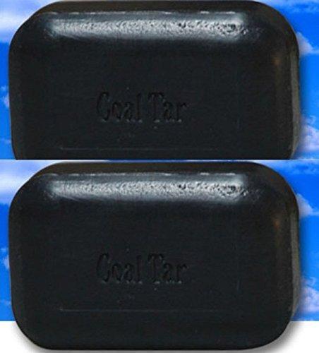 Soap Works Coal Tar Bar Soap (Black) (110g/bar) 2 bars Natural Soap SOAP WORKS 