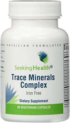 Seeking Health | Trace Minerals Complex | Trace Mineral Supplement | Includes Horsetail Extract | 30 Vegetarian Capsules Supplement Seeking Health 