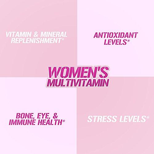 Evlution Nutrition Women's Daily Multivitamin Supplement - Biotin, Vitamins A B C D E, Calcium, Zinc, Lutein, Magnesium, Manganese & More, Multivitamins for Women (60 Servings) Supplement Evlution 