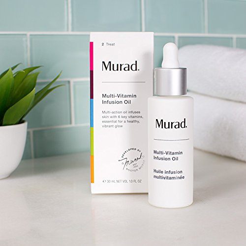 Murad Murad Multi-Vitamin Infusion Oil - (1.0 fl oz), Revolutionary Treatment Oil Powered by 6 Key Vitamins A through F to Target Signs of Aging and Boost Hydration for a Youthful Looking Complexion Skin Care Murad 
