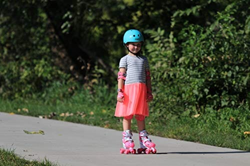 Roller Derby Girl's Fun Roll Adjustable Roller Skate, Medium Outdoors Roller Derby 