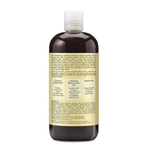 SheaMoisture Jamaican Black Castor Oil Shampoo, 16.3 Ounce Hair Care Shea Moisture 