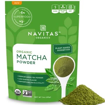 Navitas Organics Matcha Powder, 3oz. Pouch — Premium Culinary Grade, Organic, Non-GMO, Gluten-Free Grocery Navitas 