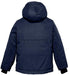 Wantdo Boy's Hooded Rain Jacket Fleece Lined Windcheater Outdoors Rain Gear(Dark Blue, 8) Ski Wantdo 