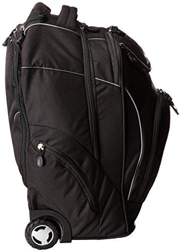 High Sierra Powerglide Wheeled Laptop Backpack, Black (Black, Black) Backpack High Sierra 