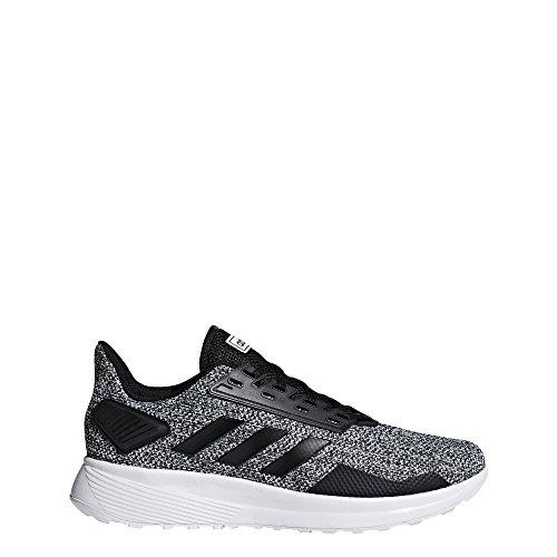 adidas Men's Duramo 9 Running Shoe, Black/Black/White, 11 M US Shoes for Men adidas 