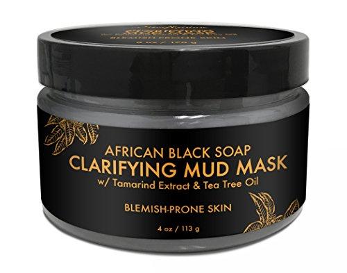 SheaMoisture African Black Soap Problem Skin Facial Mask, 4 Ounce Skin Care Shea Moisture 