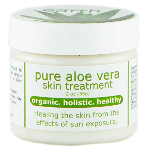 Eczema Treatment - Organic Aloe Vera , 2 oz Skin Care Made from Earth 