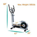 GOELLIPTICAL V-200 Standard Stride 17” Programmable Elliptical Exercise Cross Trainer Machine for Cardio Fitness Strength Conditioning Workout at Home or Gym Sports GOELLIPTICAL 