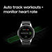 Samsung Galaxy Watch smartwatch (46mm, GPS, Bluetooth) – Silver/Black (US Version with Warranty) Wireless Samsung Electronics 
