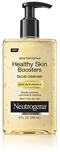 Neutrogena Healthy Skin Boosters Facial Cleanser with Moisturizing Vitamin E and Antioxidant White Tea for Healthy Looking Skin, Oil-Free, 9 fl. oz Skin Care Neutrogena 