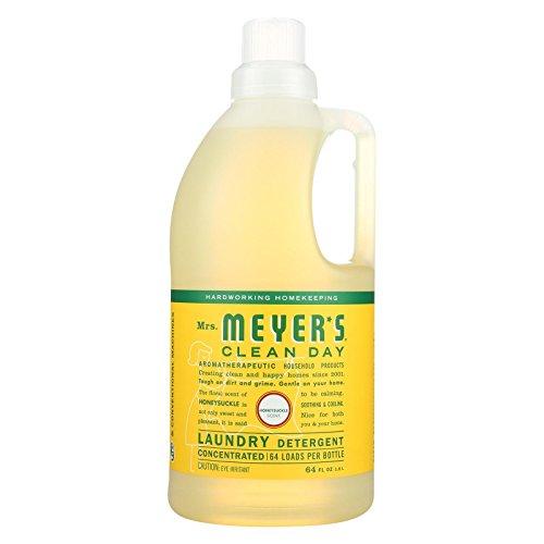 Mrs.Meyers Clean Day, Laundry Det, 2X, Honeysckl, Pack of 6, Size - 64 FZ, Quantity - 1 Case Laundry Detergent Mrs. Meyer's Clean Day 