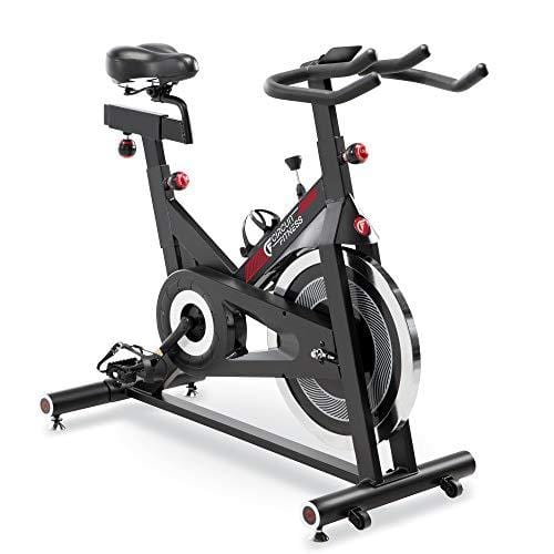 Circuit Fitness Club 30 lbs. Flywheel Revolution Cycle for Cardio Workout – Adjustable Manual Resistance Mechanism – AMZ-948BK Sports CIRCUIT FITNESS 