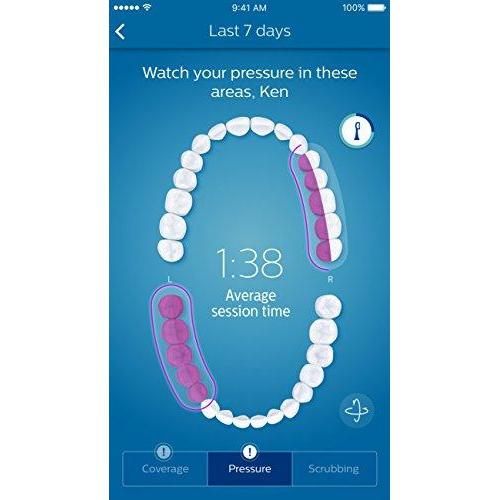 Philips Sonicare DiamondClean Smart Electric, Rechargeable toothbrush for Complete Oral Care – 9300 Series, Black, HX9903/11 Electric Toothbrush Philips Sonicare 