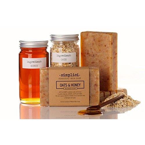 SIMPLICI Oats & Honey Soap Value Bag (6 Bars) Natural Soap Simplici 
