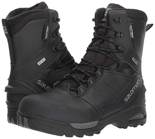 Salomon Men's Toundra PRO CSWP Hiking Boot, Black/Magnet, 12 D US Men's Hiking Shoes Salomon 