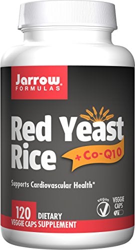 Jarrow Formulas Red Yeast Rice, Supports Cardiovascular Health, 120 Caps Supplement Jarrow 