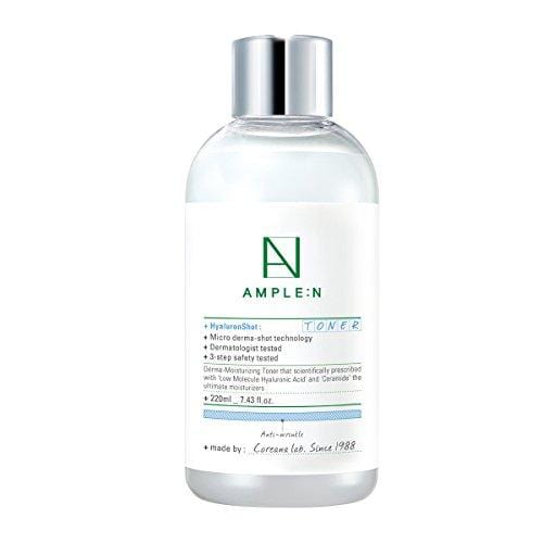 [AMPLE:N] Hyaluron Shot Toner 7.43 fl. oz. (220ml) - Moisture Coating Boosting Toner Skin Care CORÉANA 