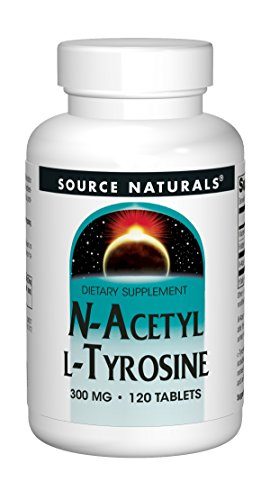 Source Naturals N-Acetyl L-Tyrosine 300mg Free Form Amino Acid - 120 Tablets Supplement Source Naturals 