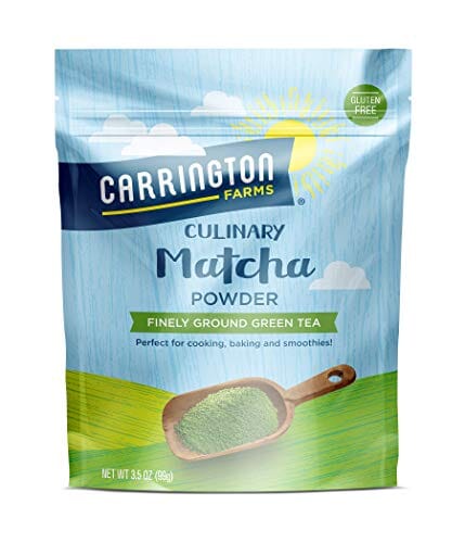 Carrington Farms – Organic Matcha Powder - Finely Milled Green Tea Leaves - Bold And Rich Flavor - Energy Booster - Low Calorie 3.5 Ounce Bag Grocery Carrington Farms 