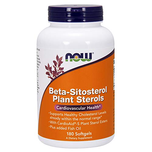 NOW Beta-Sitosterol Plant Sterols,180 Softgels Supplement NOW Foods 