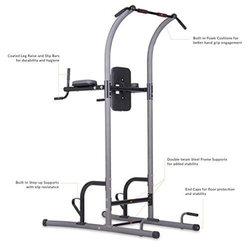 Body Champ Fitness Multi Function Power Tower/Multi Station for Home O– Body  Flex Sports