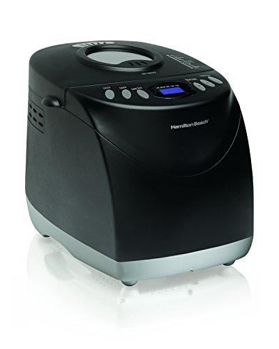 Bread Maker, 2 Pound Capacity Bread Maker machine, Gluten Free Setting, Programmable, Black Kitchen & Dining Hamilton Beach 