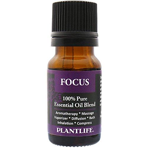 Focus - 100% Pure Essential Oil Blend 0.33 oz (10ml) Essential Oil Plantlife 